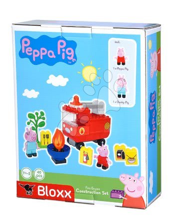 Jeux de construction type LEGO - Construction Peppa Pig Fire Engine PlayBIG Bloxx BIG - 4