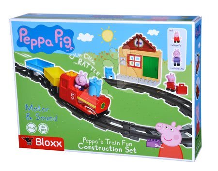 Jucării de construit BIG-Bloxx ca și lego - Joc de construit Peppa Pig Train Fun PlayBIG BLOXX - 4