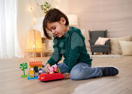 Építőjátékok BIG-Bloxx mint lego - Építőjáték Peppa Pig Family Car PlayBig Bloxx BIG - 5