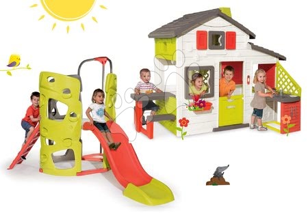 Cabanes avec mur d'escalade - Maison de jeu des Amis Smoby - 26