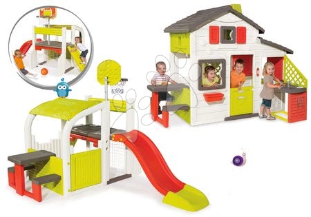 Playhouses with multi-activity center - Friends' House Playset with Kitchen Smoby - 32