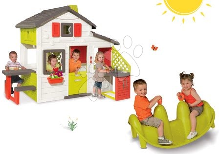 Case per bambini con altalena - Set casetta degli Amici Smoby  - 23