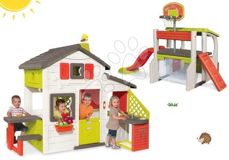 Playhouses with multi-activity center - Friends' House Playset with Kitchen Smoby - 34