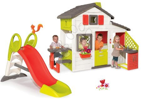 Játékok 3 - 6 éves gyerekeknek - Szett házikó Jóbarátok Smoby