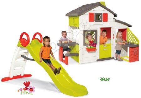 Case per bambini con scivolo - Set casetta Friends Smoby - 27