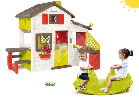 Case per bambini con altalena - Set casetta degli Amici Smoby  - 10