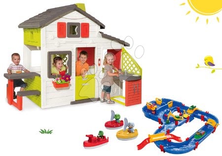 Cabanes avec toboggan aquatique -  maison des amis Smoby  - 28