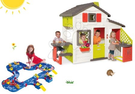 Playhouses with waterway - Friends' House Playset Smoby - 28