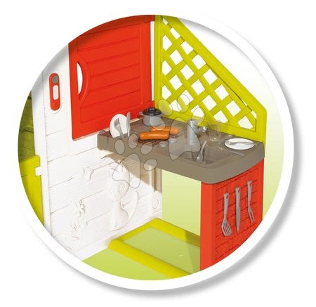 Casitas para niños - Casa de los Amigos Neo de Smoby con amplia cocina - 3