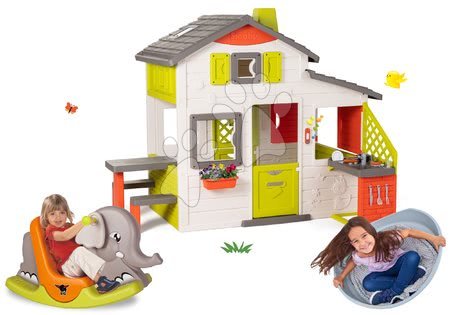 Domečky s houpačkou - Set domeček Přátel Smoby - 19