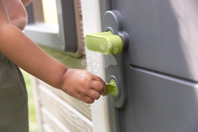 Kleine Spielhäuser für Kinder - Spielhaus der Freunde mit vollen Türen und Fenster Friends Evo Playhouse Life Smoby - 5