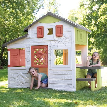 Spielhäuser mit Möbeln - Set Spielhaus der Freunde mit Küche und Holzliege Friends House Life Smoby - 4