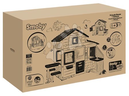 Case set - Set casetta Degli Amici con cucina ed elettrodomestici Friends House Life Smoby - 17