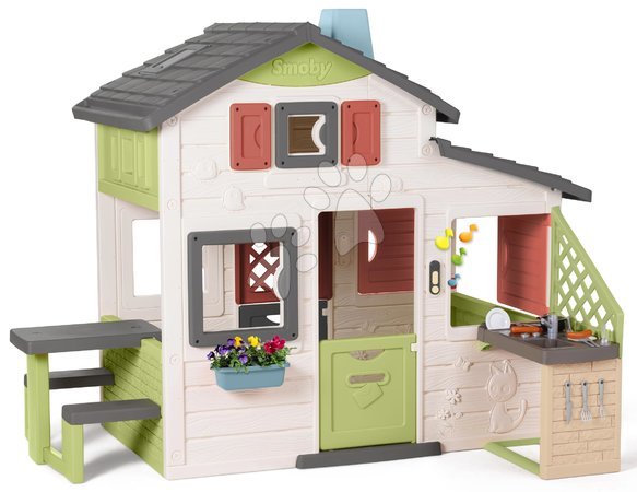 Spielhäuser Sets - Set Freunde Haus mit Küche und Geräten Friends House Life Smoby - 3