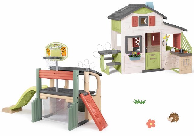 de 3 à 6 ans - Set de maison des amis et centre de jeu Friends House Life Smoby