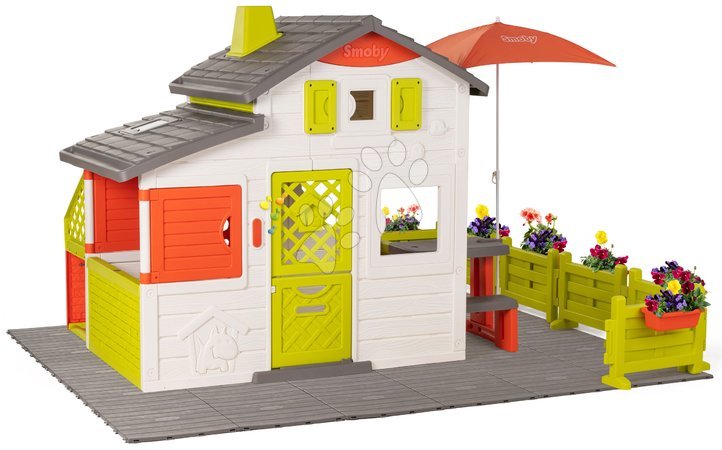 Cabanes Friends House Smoby - Maison Neo Friends House DeLuxe Smoby - 1