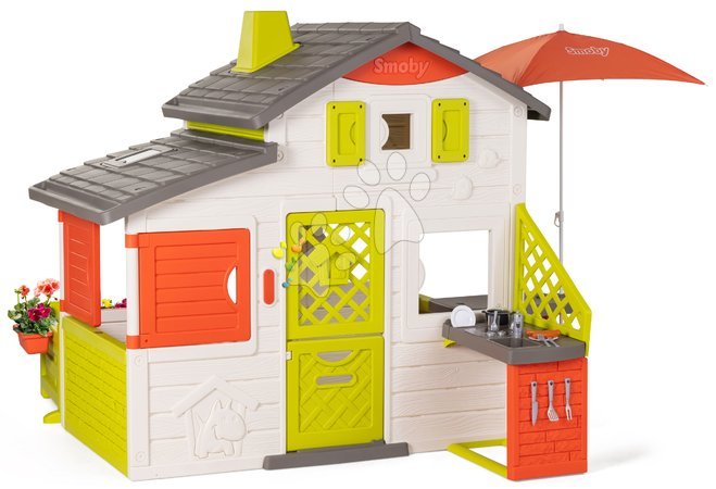 Cabanes Friends House Smoby du fabricant Smoby - Maison Neo Friends House DeLuxe Smoby_1