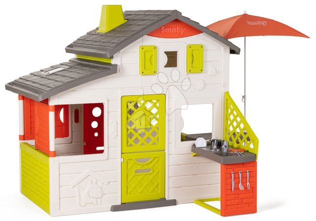 Cabanes Friends House Smoby du fabricant Smoby - Maison Neo Friends House DeLuxe Smoby_1