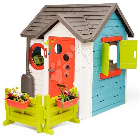 Kleine Spielhäuser für Kinder - Häuschen mit Gartenrestaurant Chef House DeLuxe Smoby - 4