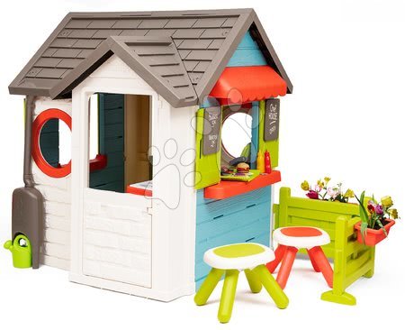 Kleine Spielhäuser für Kinder - Spielhaus mit Gartenrestaurant Chef House DeLuxe Smoby - 48