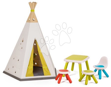 Case set - Tenda indiani Indoor&Outdoor Teepee Evolutive Smoby