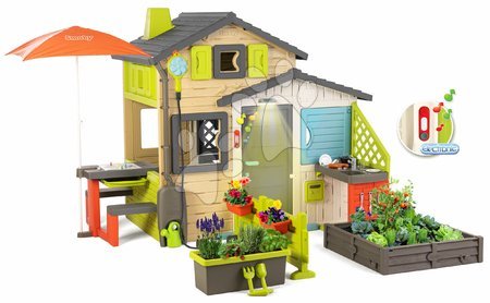 Uniquement chez nous - Maison des Amis avec équipement complet dans des couleurs élégantes Friends House Evo Playhouse Smoby - 9