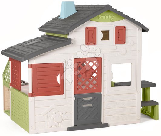 Most popular sets - House with full doors and kitchen Friends House Life Smoby_1