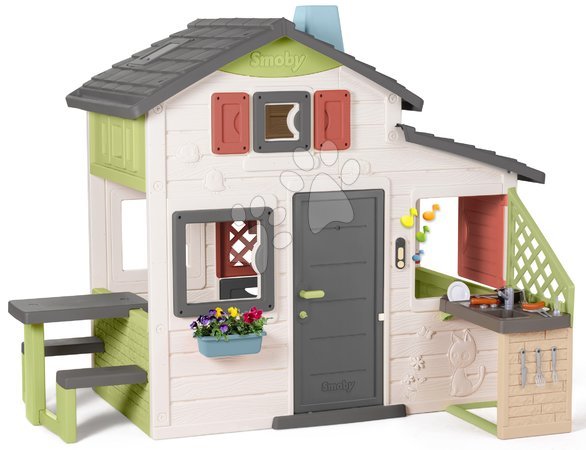 Friends House Smoby playhouses - House with kitchen and full doors Friends House Life Smoby