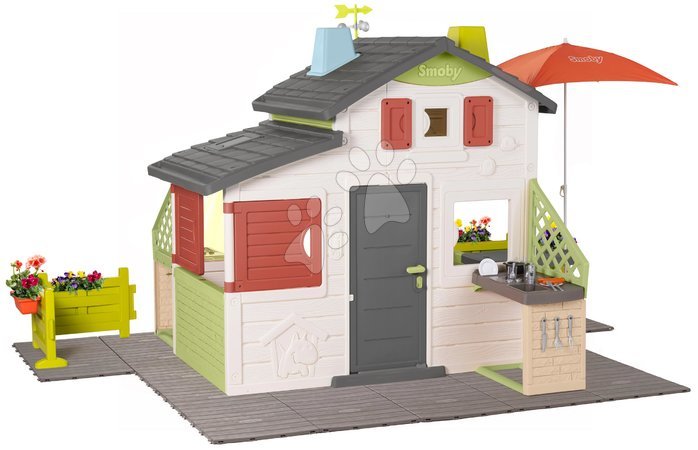 3 - 6 years - House with evening lighting Friends House DeLuxe Life Smoby_1