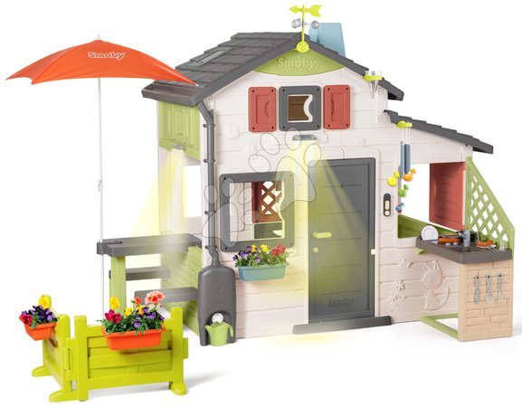 Friends House Smoby playhouses - House with complete basic equipment Friends House DeLuxe Life Smoby