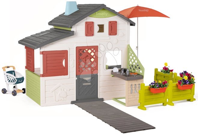 Friends House Smoby playhouses - House with Shop Friends House DeLuxe Life Smoby_1