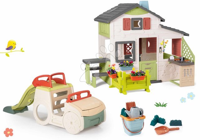 Sety - House with kitchen and garden Friends House Life Smoby