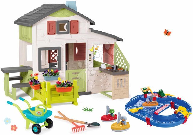 3 - 6 years - House with kitchen and garden Friends House Life Smoby