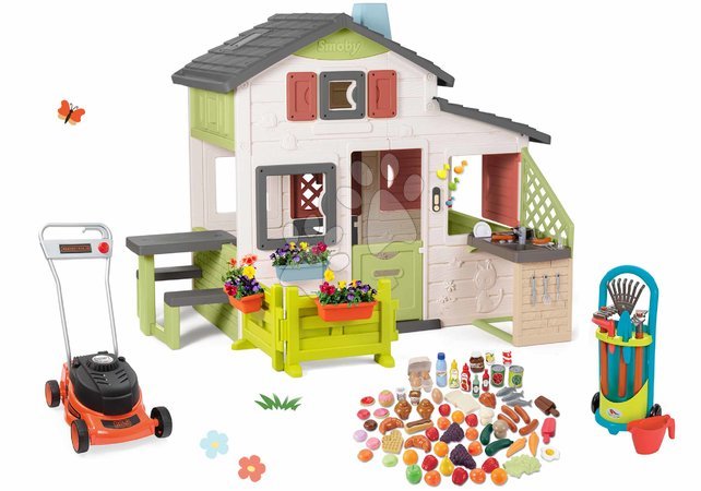 3 - 6 years - House with kitchen and garden Friends House Life Smoby