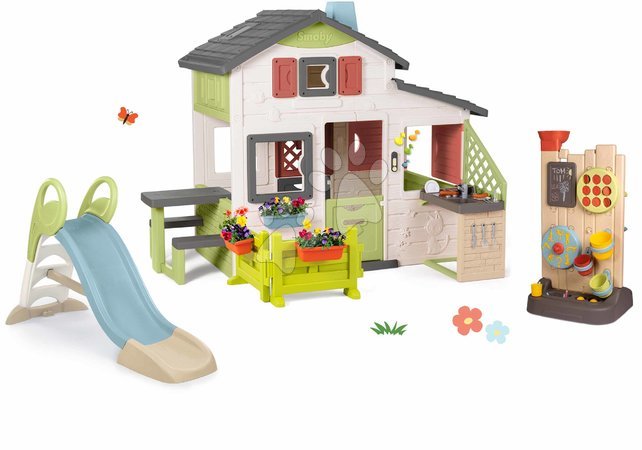 3 - 6 years - House with kitchen and garden Friends House Life Smoby