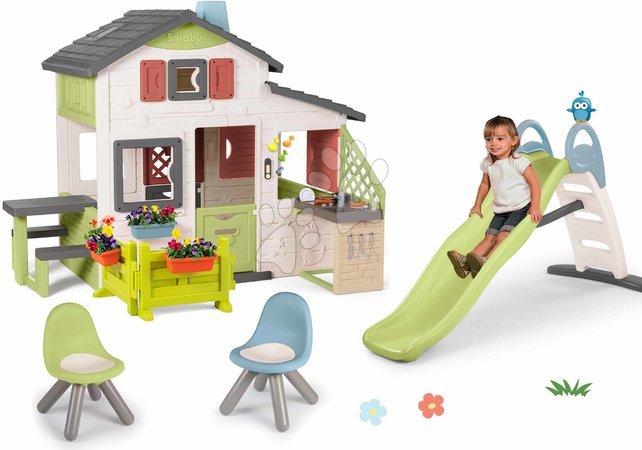 3 - 6 years - House with kitchen and garden Friends House Life Smoby