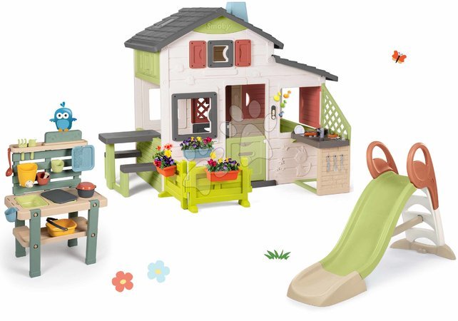 Sety - House with kitchen and garden Friends House Life Smoby