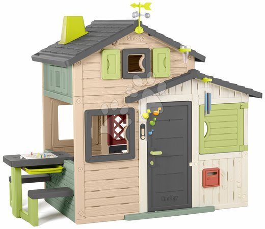  | Page 5 - Friends House with picnic table in natural colors Friends House Evo Playhouse Life Smoby