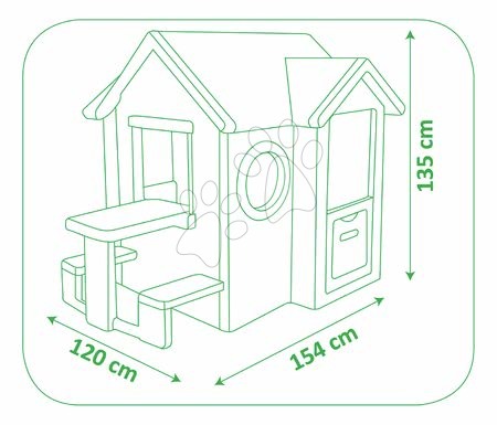 Kleine Spielhäuser für Kinder - Häuschen My Neo House DeLuxe Smoby - 21