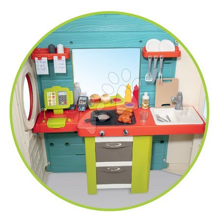 Kids' playhouses - House with a garden restaurant Chef House Smoby - 4