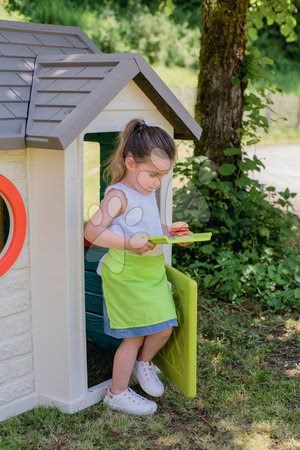 Cabanes avec toboggan pour enfants - Maison avec restaurant de jardin Chef House DeLuxe Smoby - 11