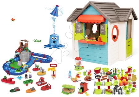 Case per bambini con piste acquatiche - Set casetta ristorante giardino Chef House DeLuxe Smoby - 69