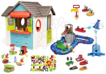 Case per bambini con piste acquatiche - Set casetta ristorante giardino Chef House DeLuxe Smoby - 71