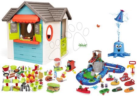 Case per bambini con piste acquatiche - Set casetta ristorante giardino Chef House DeLuxe Smoby - 70