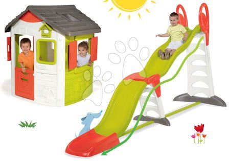 Case per bambini con scivolo - Set casetta Jura Lodge Smoby - 29