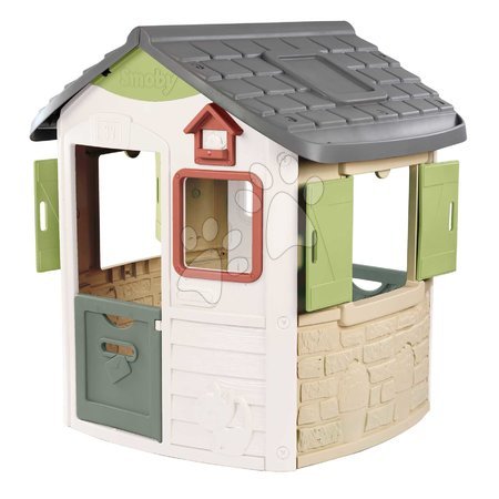 Cabanes pour enfants | Page 14 - Maison avec mangeoire pour oiseaux Jura Lodge Playhouse Life Smoby