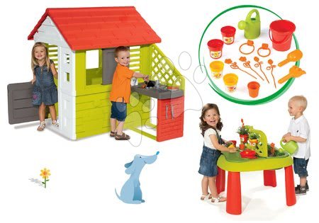 Playhouses with sandpit - Pretty Nature House Set Smoby - 22