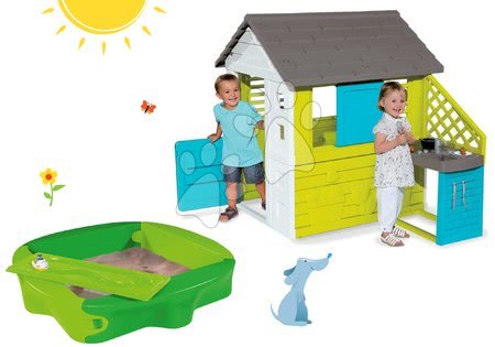 Playhouses with sandpit - Set house Pretty Blue Smoby - 13