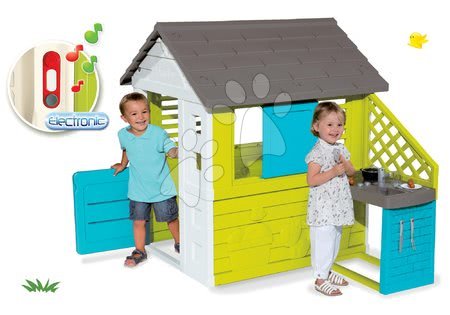 Domečky pro děti - Set domeček Pretty Blue Smoby