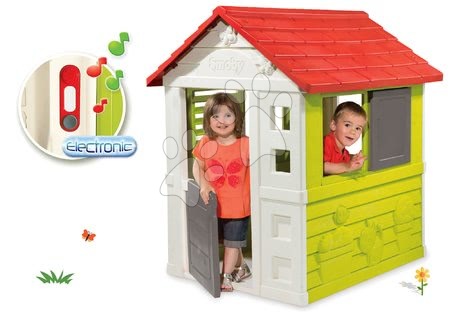 Domečky pro děti - Set domeček Nature se zasouvací okenicí Smoby